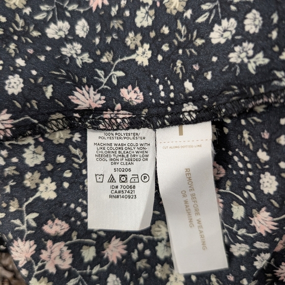 LOFT Floral Wrap High-Low Dress - Picture 9 of 11